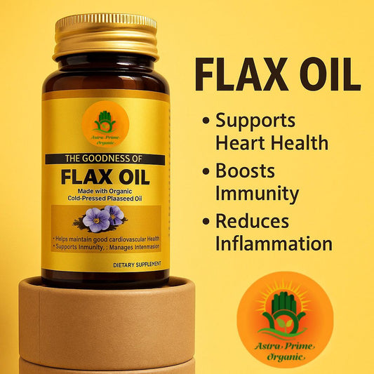 Flax Oil | Made With Organic Cold - Pressed Flaxseed Oil
